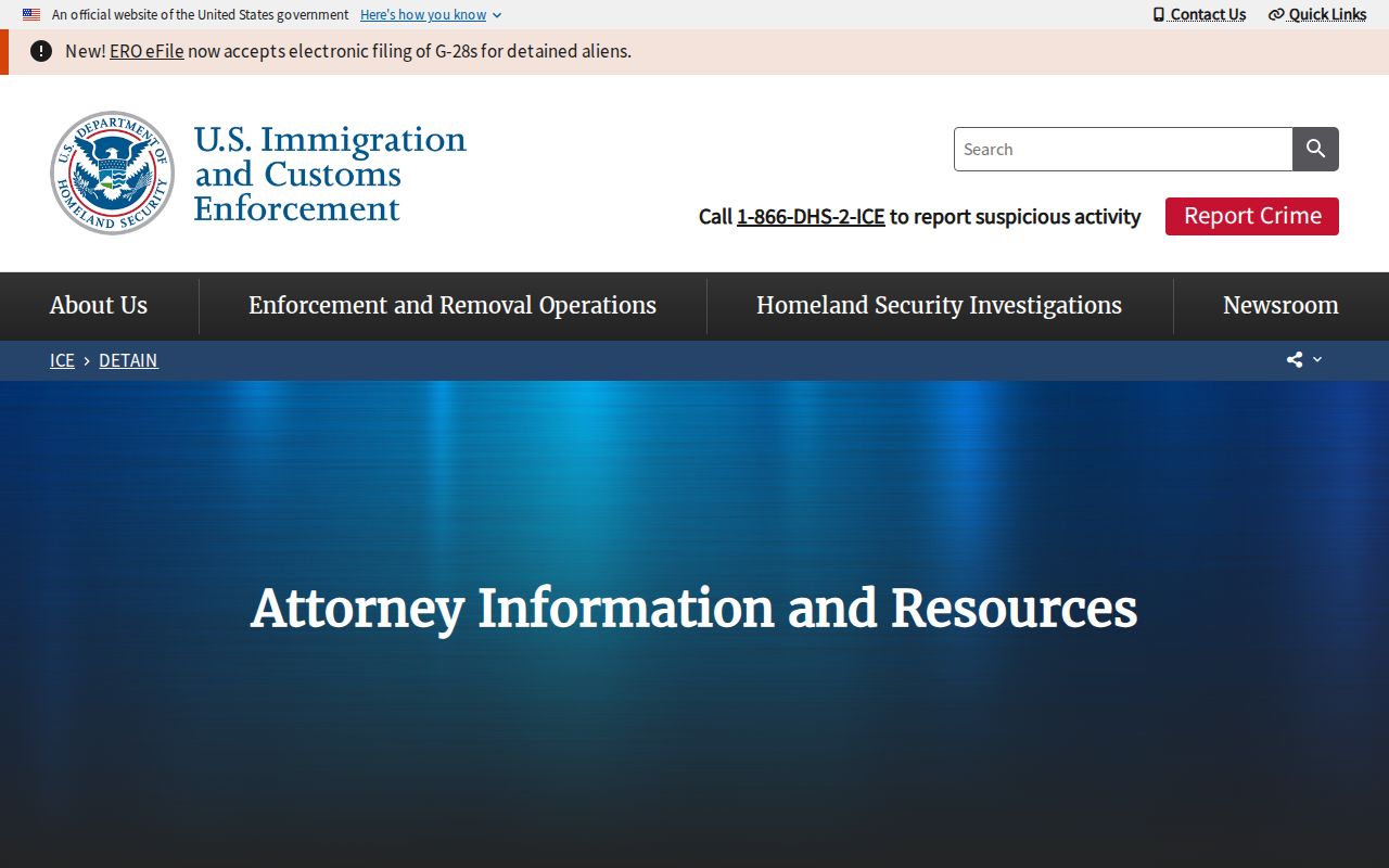 ICE detention resource for confirming a Uintah County related release